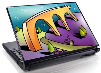 Laptopskin abstract 00099