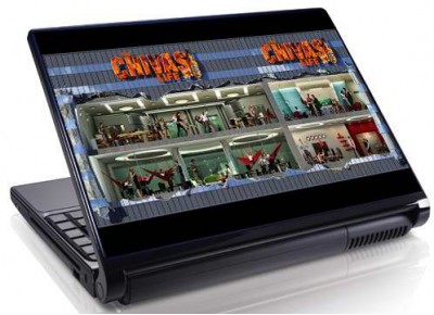 Laptopskin abstract 00259