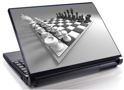 Laptopskin black-white 00010