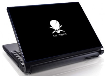 Laptopskin black-white 00015
