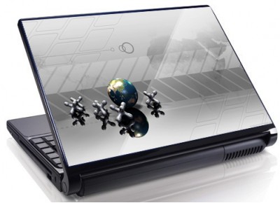 Laptopskin black-white 00018