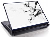 Laptopskin black-white 00019