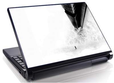 Laptopskin black-white 00046
