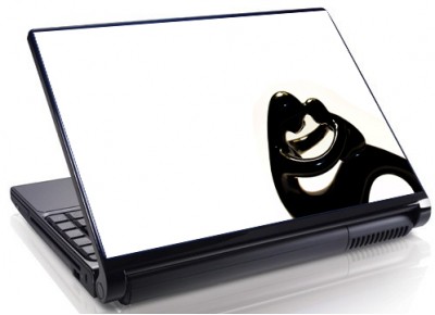 Laptopskin black-white 00050