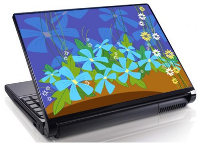 Laptopskin flori 00090